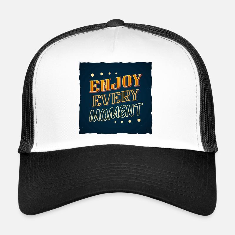 Citation inspirante Typographie Design Casquette trucker 
