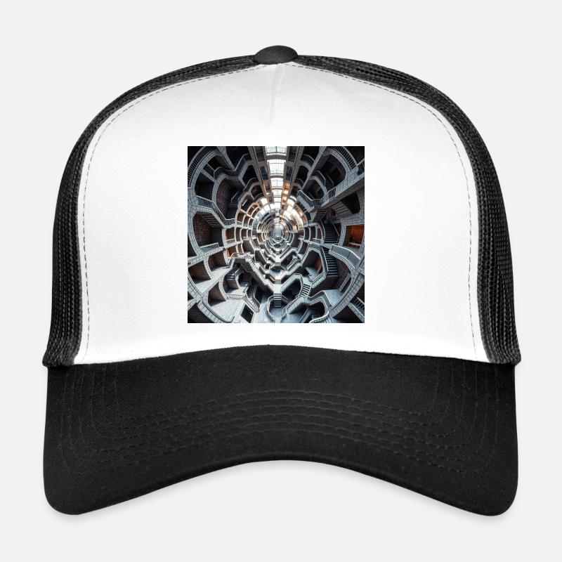 Spiral Staircase Atrium Trucker Cap