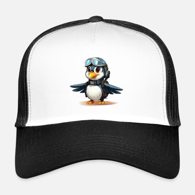 Le pilote aventureux Penguin Casquette trucker 