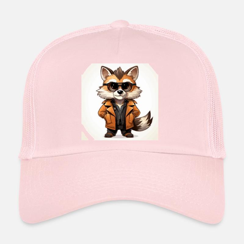 Der modische Waschbär-Designer Trucker Cap