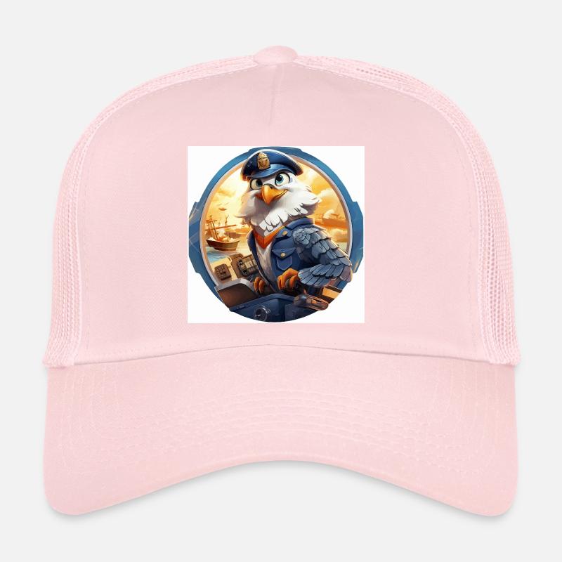 Der majestätische Falkenpilot Trucker Cap