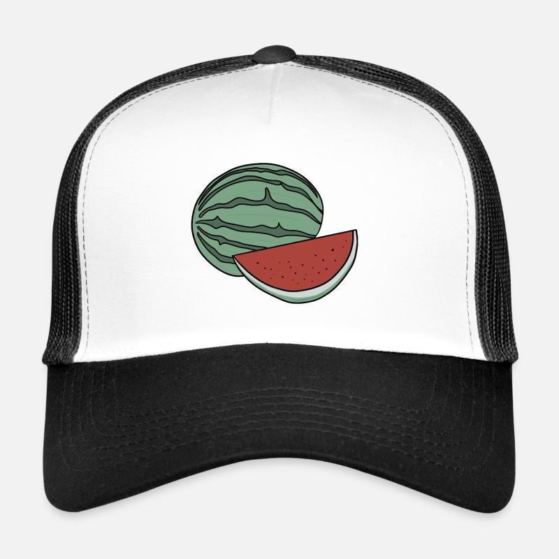 Délicieux fruit pastèque Casquette trucker 