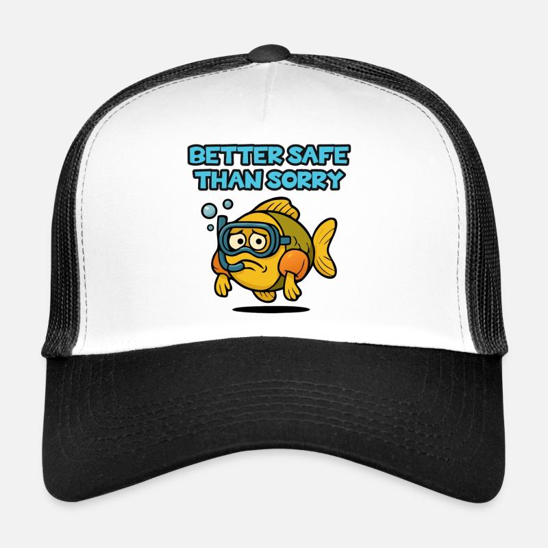 Safe diving fish Trucker Cap