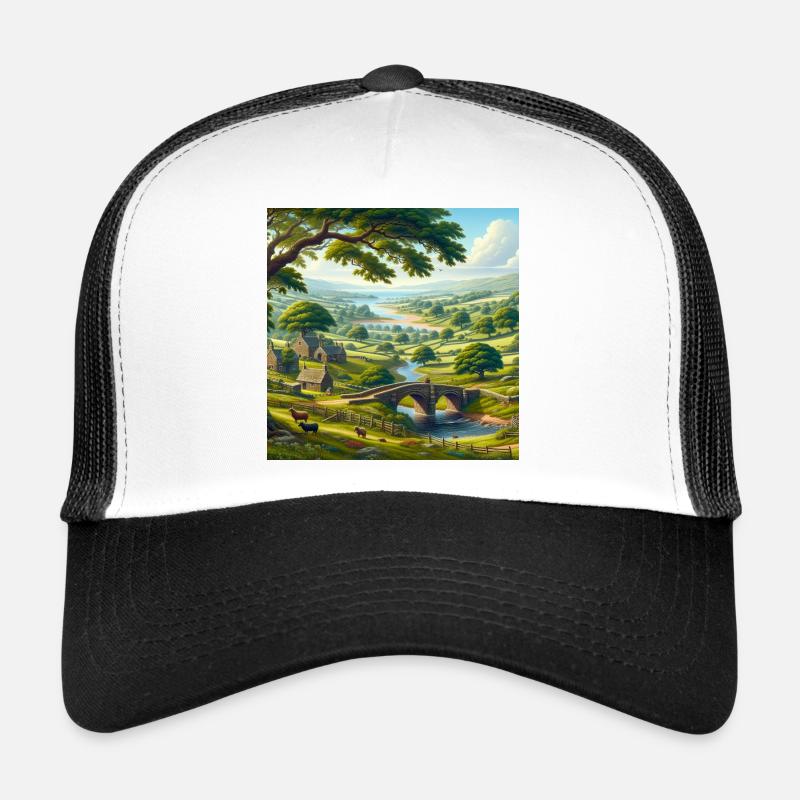 Vivid nature view Trucker Cap