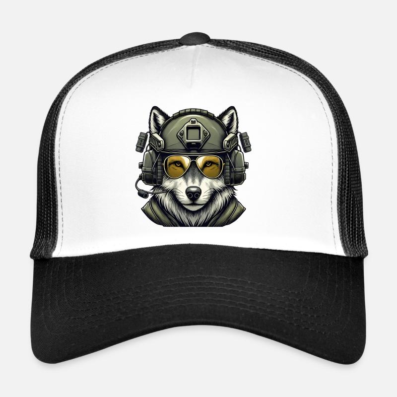 Militär Wolf Trucker Cap