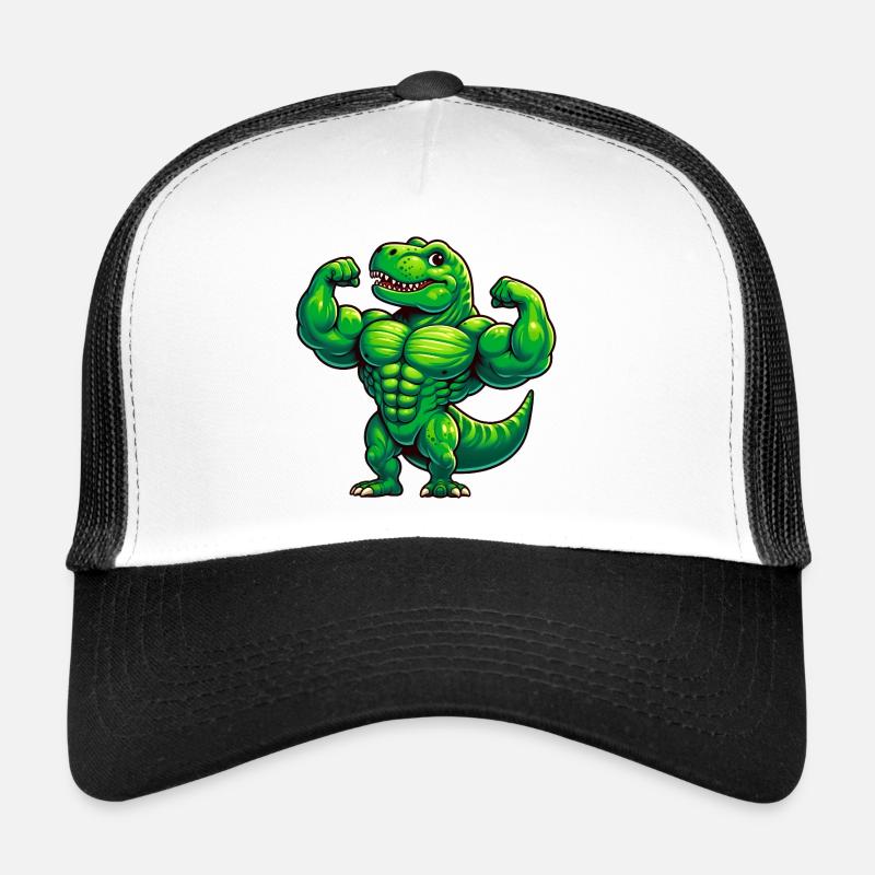 Starker Drachentrainer mit Muskel-Design Trucker Cap