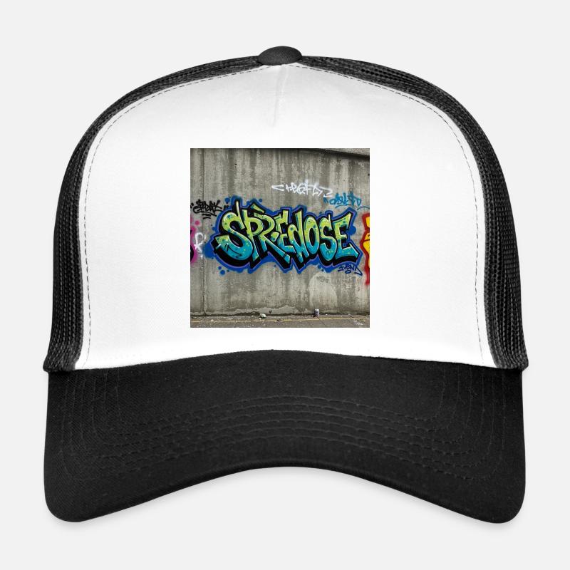 Graffiti Expression T-Shirt Trucker Cap