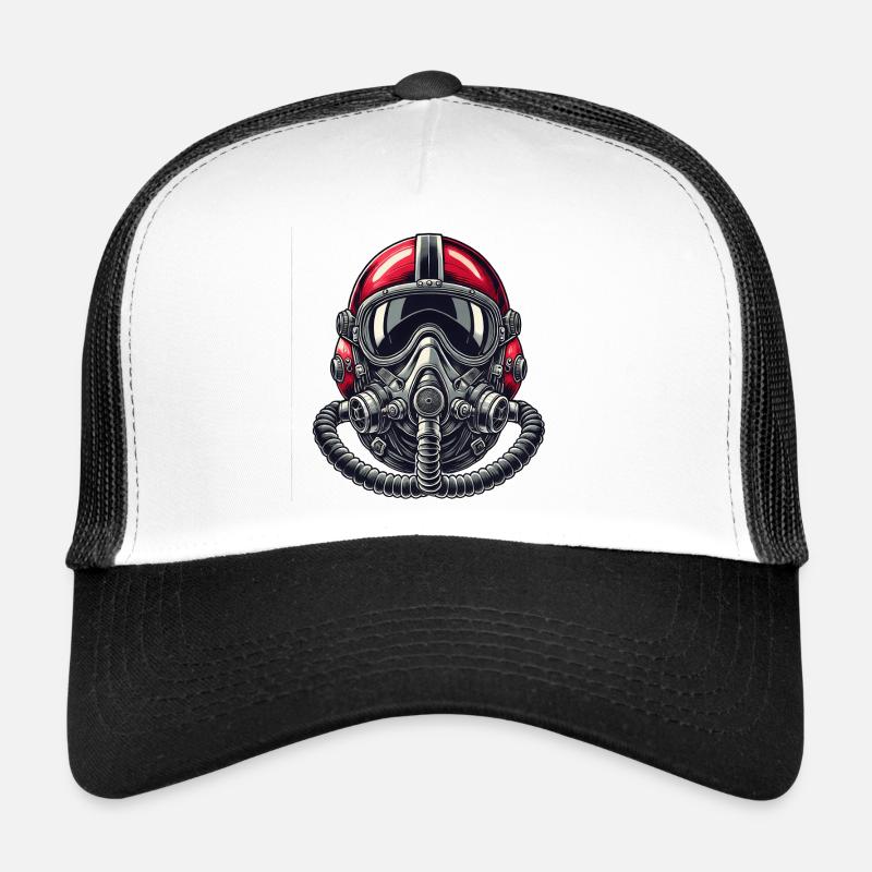 Piloten Helm Design Trucker Cap