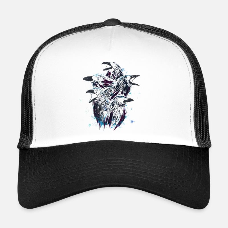 A Murder of Crows Trucker Cap
