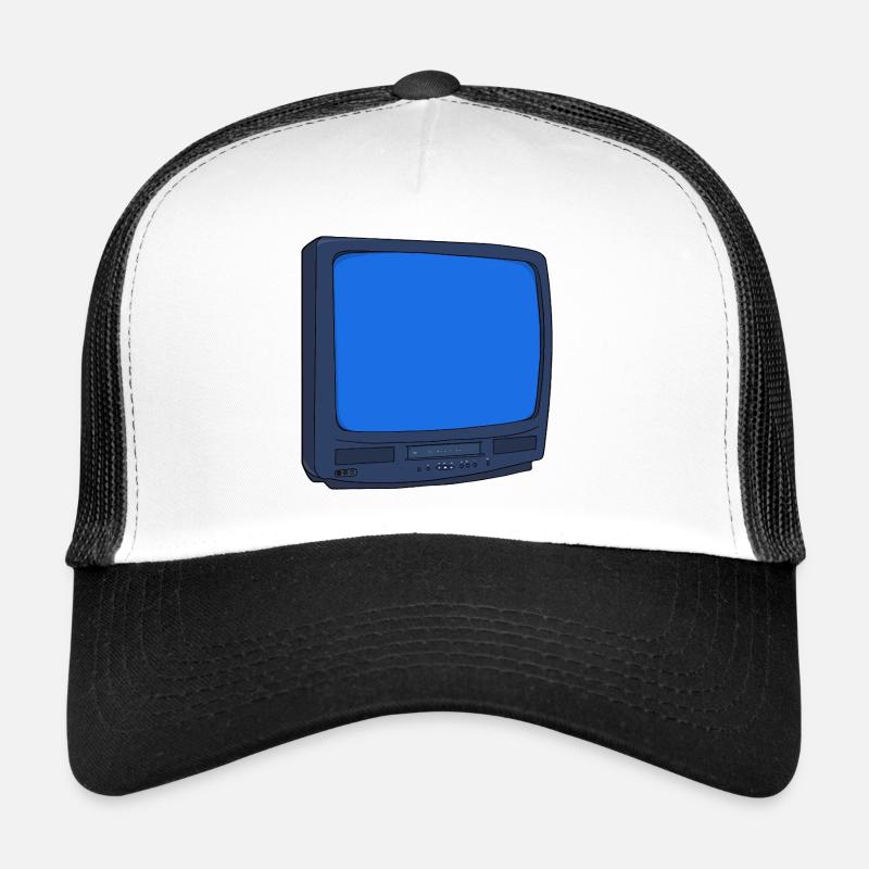 Röhrenfernseher Videorecorder Combo VHS Player Fernseher Nostalgisch Trucker Cap