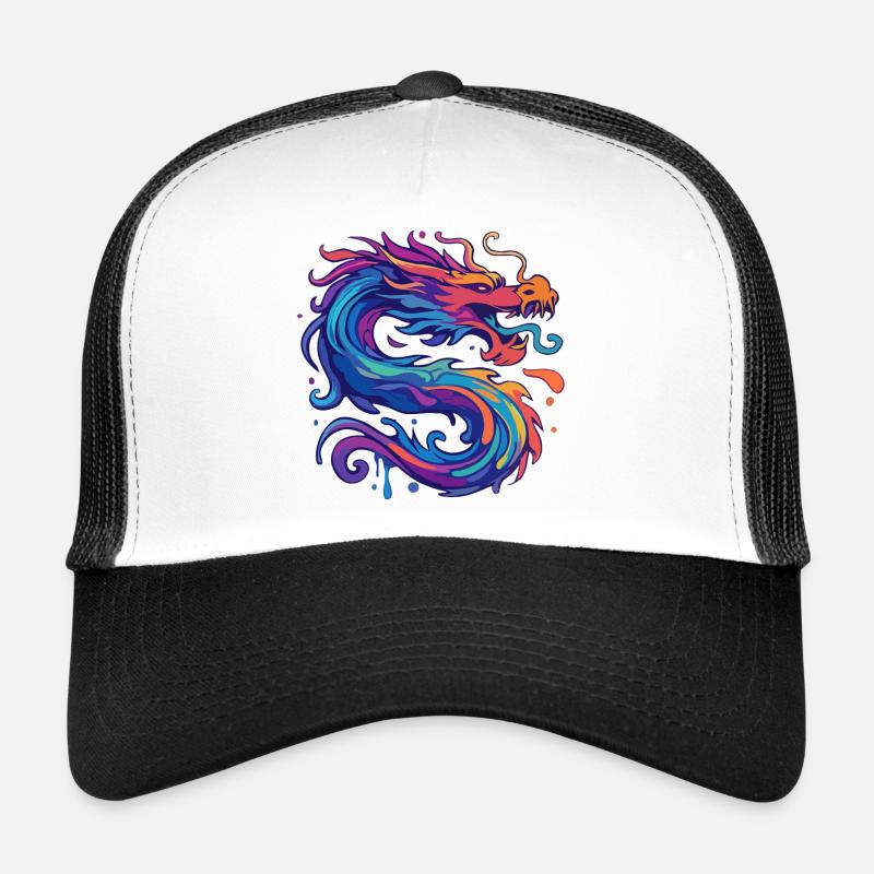 Dragon néon Casquette trucker 