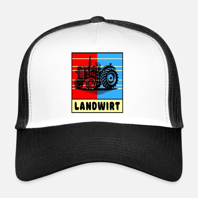 Conception du tracteur agricole Casquette trucker 