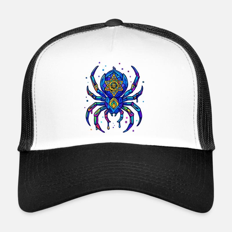 Neon Spinne Trucker Cap