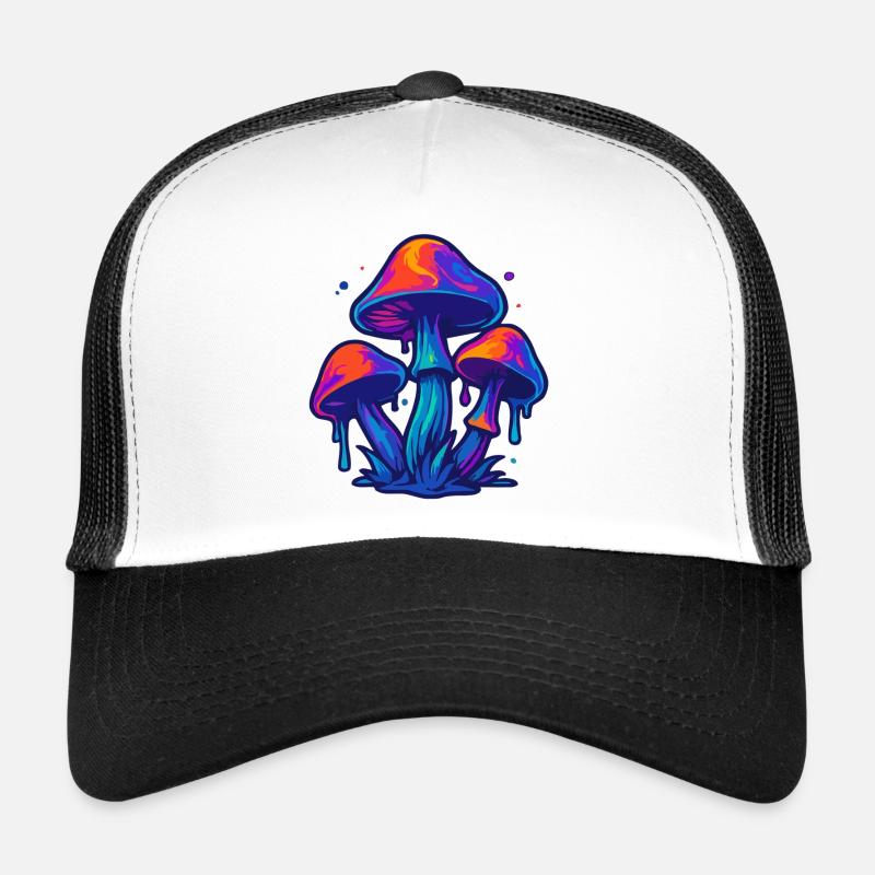 Groupe des champignons néon Casquette trucker 