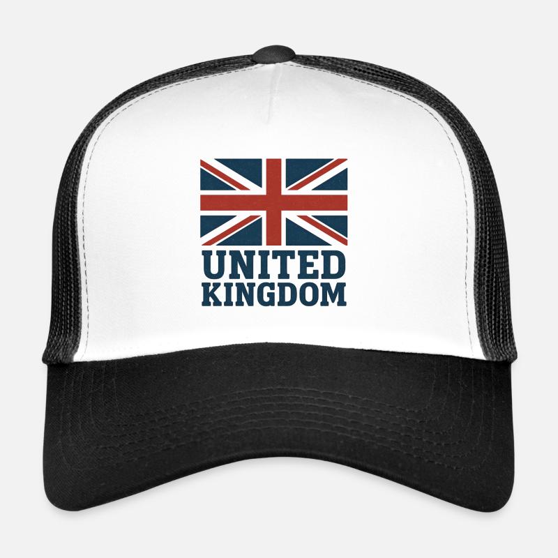 UK Heritage Bold - Trucker Cap - white/black