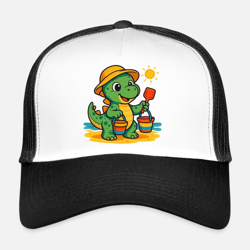 Dinosaure ludique avec accessoires d’été Casquette trucker 