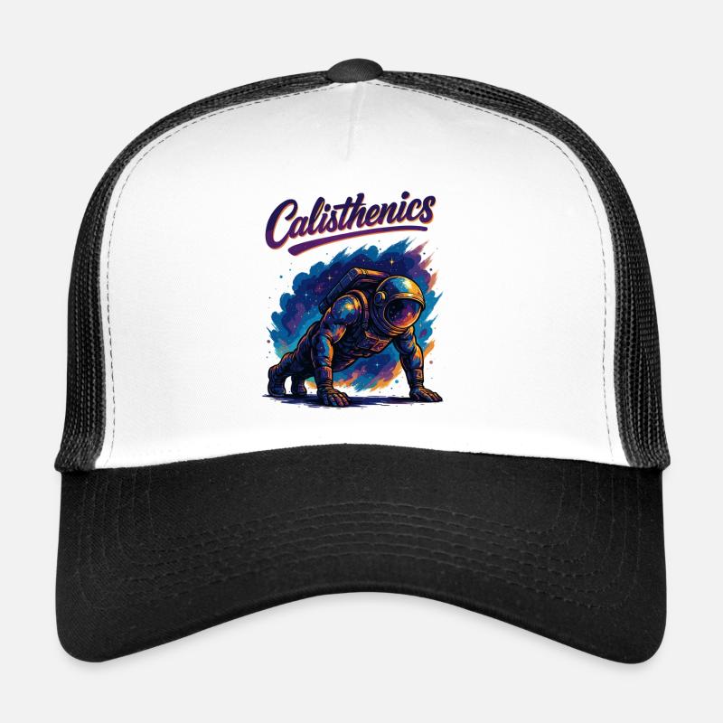 Calisthenics Astronaut Liegestütze Geschenk Trucker Cap