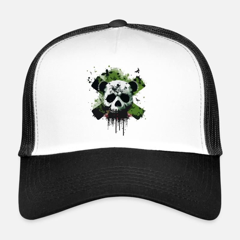 Crâne Panda Casquette trucker 