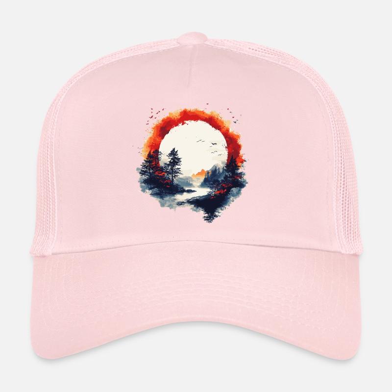 Autumn forest Trucker Cap