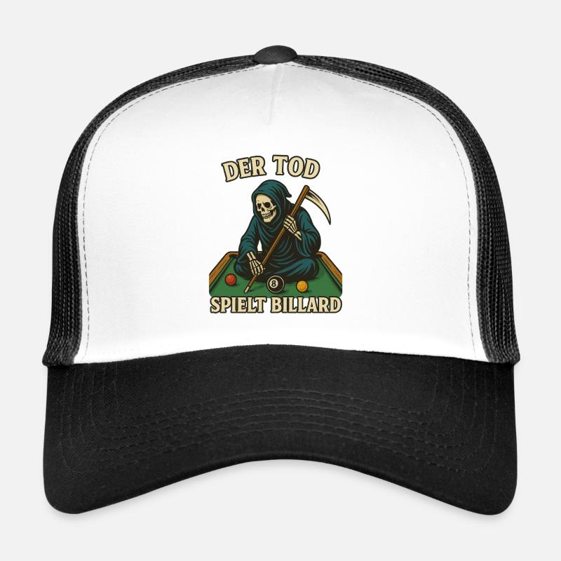 La mort joue au billard Casquette trucker 