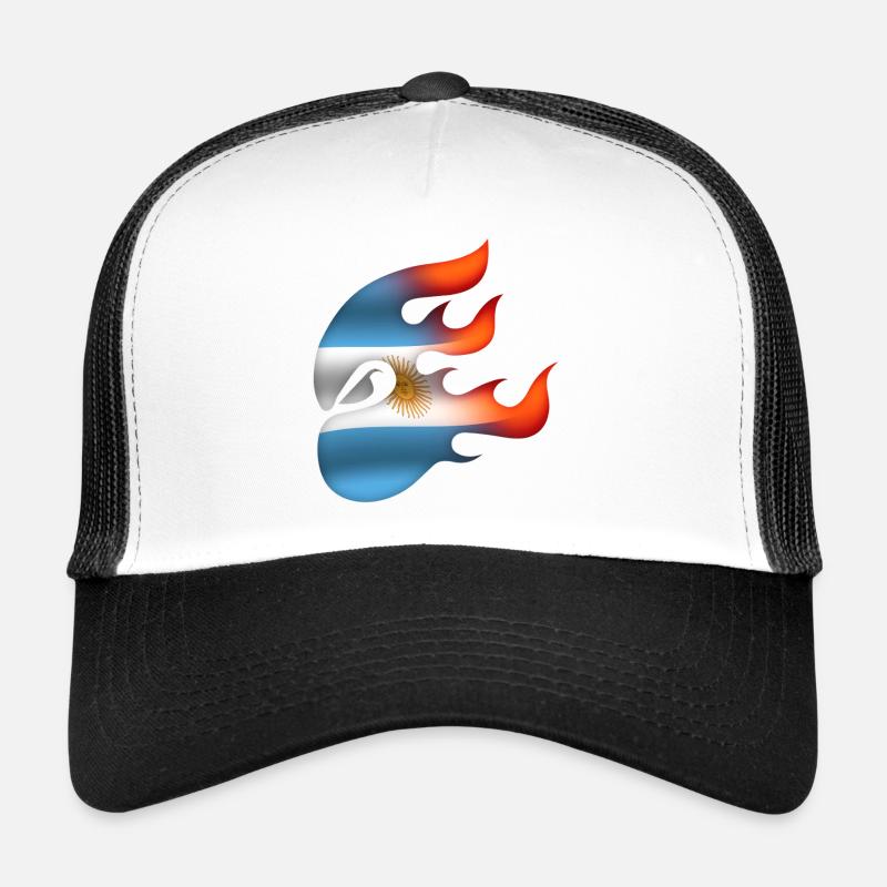 Drapeau de l’Argentine - Argentine - Ninja Casquette trucker 