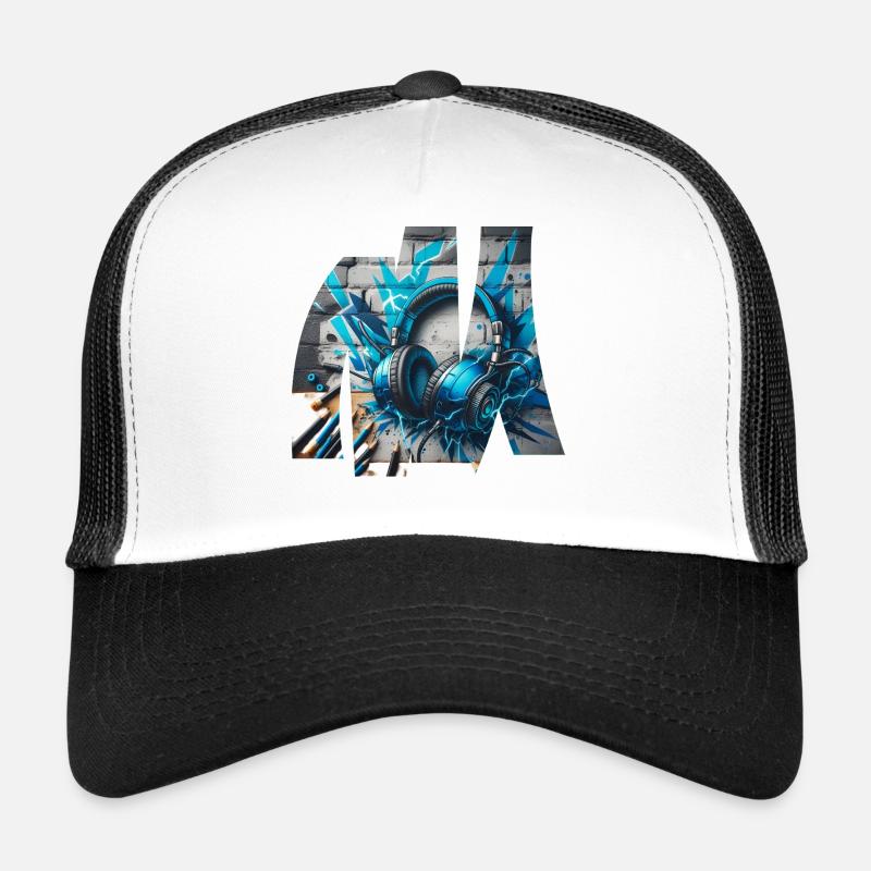 Grafischer Rhythmus und chromatischer Klang. Trucker Cap