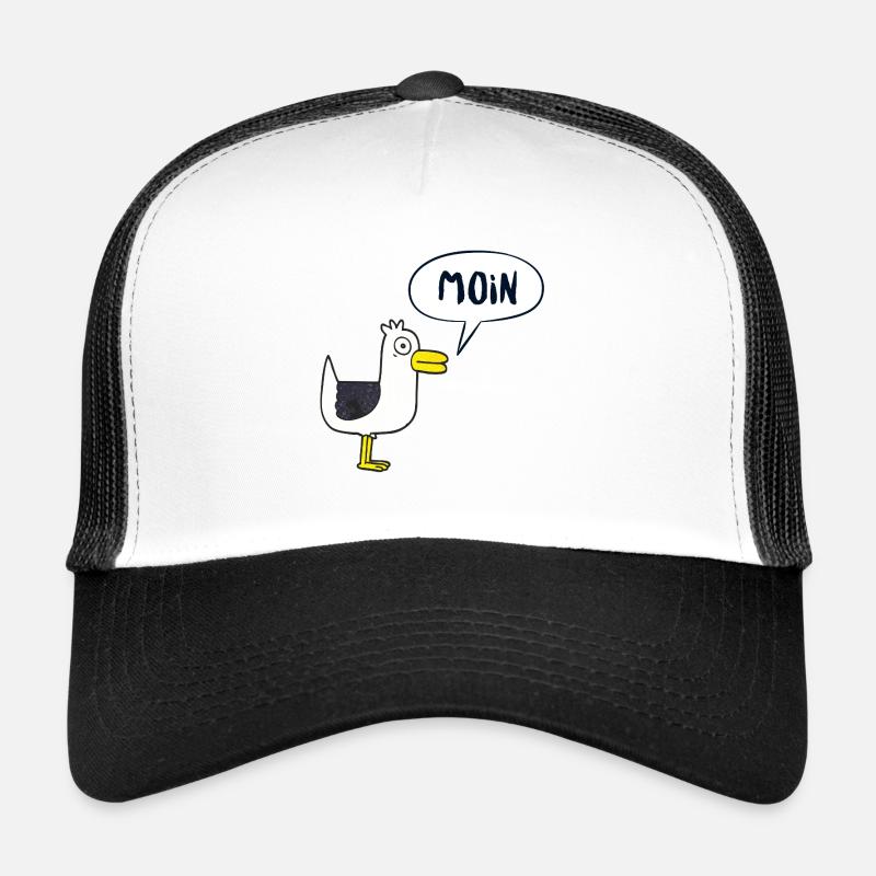 HELLO - Trucker Cap - white/black