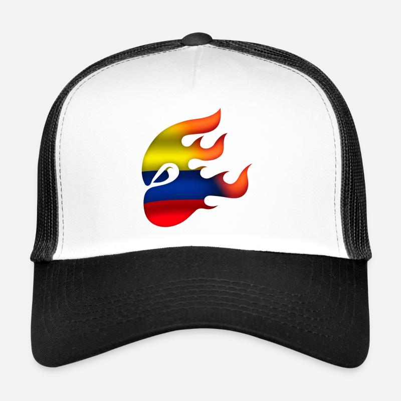Drapeau de la Colombie - Colombie - Ninja Casquette trucker 
