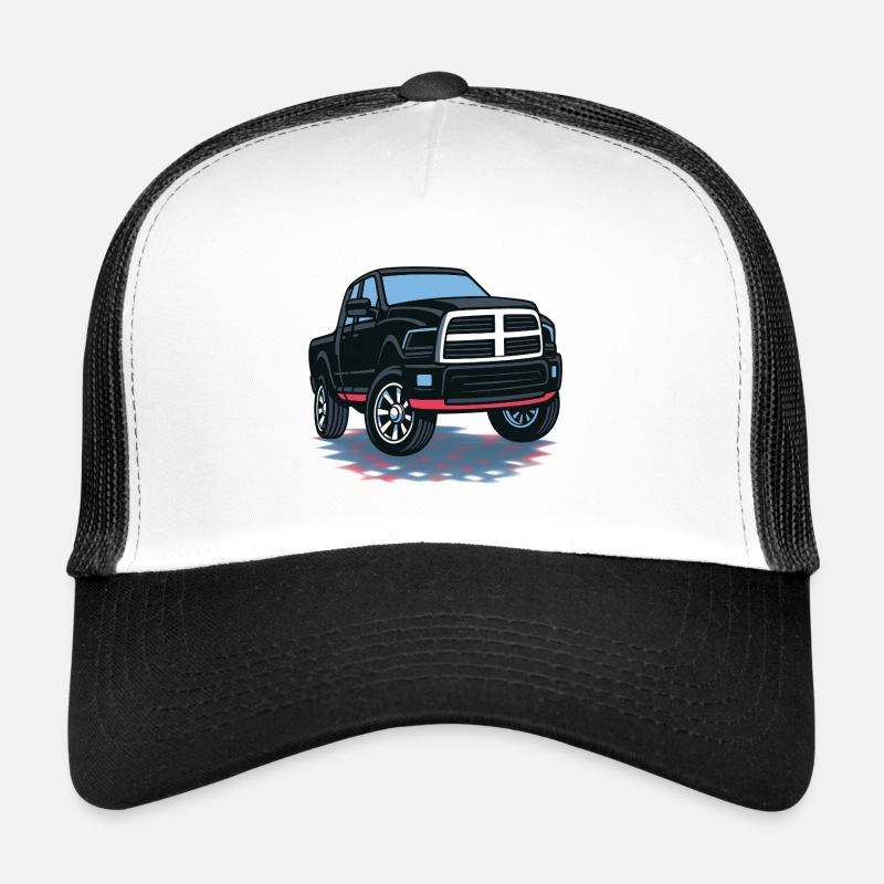 Bélier Pickup Noir Casquette trucker 