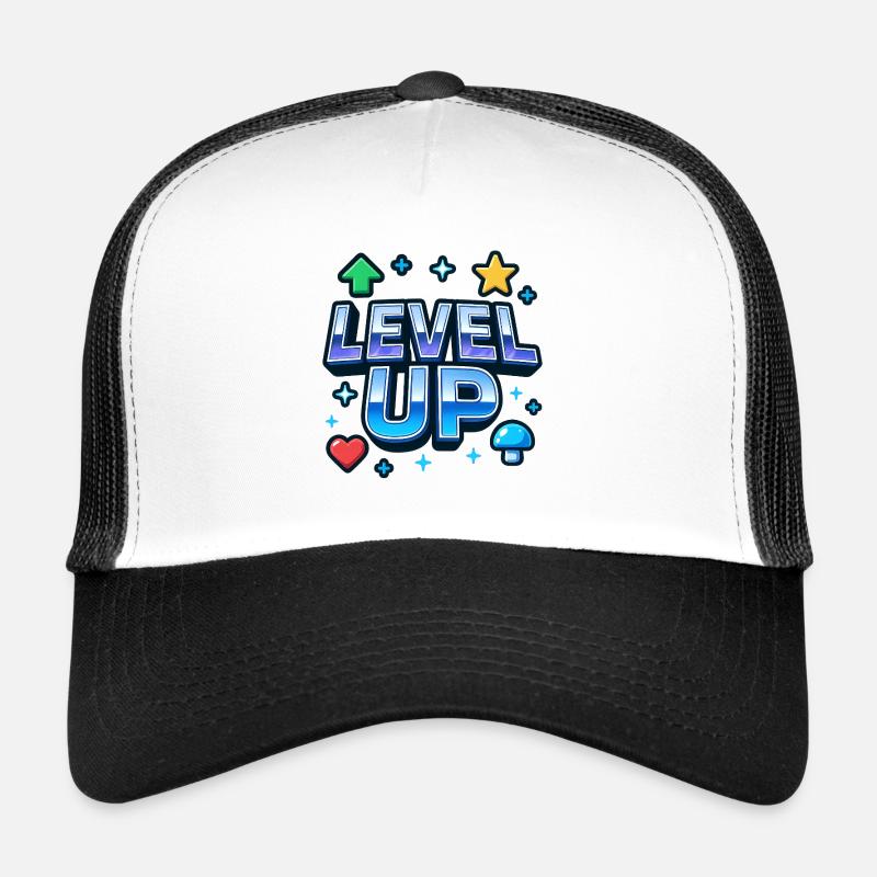 Level Up Gaming Motivations Trucker Cap