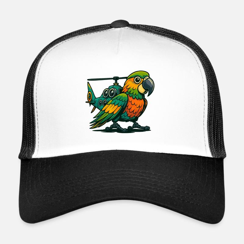 Heli-Parrot en utilisation Casquette trucker 