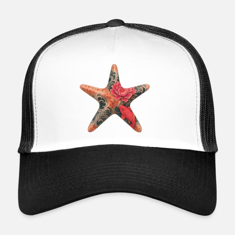 Yakuza Starfish – Une force silencieuse dans l’encre Casquette trucker 
