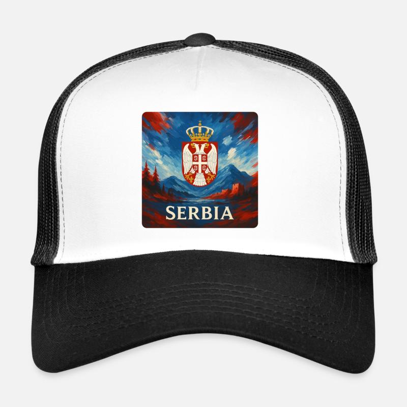 Serbian Legend Design Trucker Cap