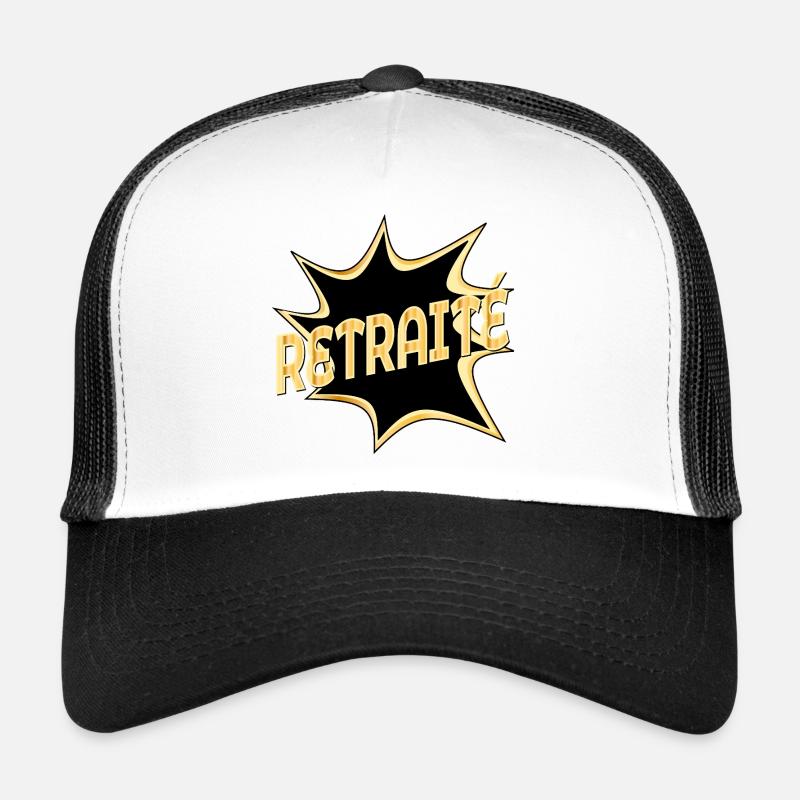 CADEAUX DE RETRAITE 2026 - ADIEU RETRAITÉ Casquette trucker 