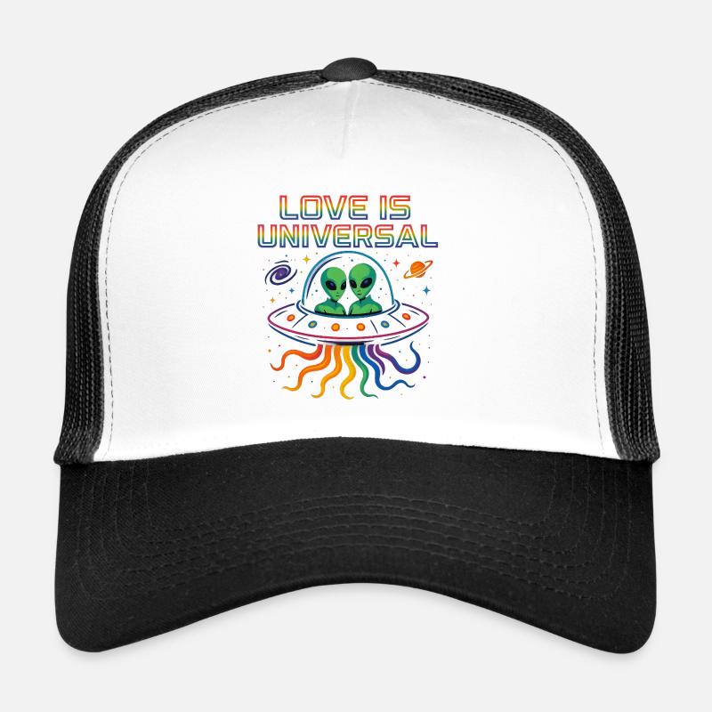 L’amour est universel Casquette trucker 