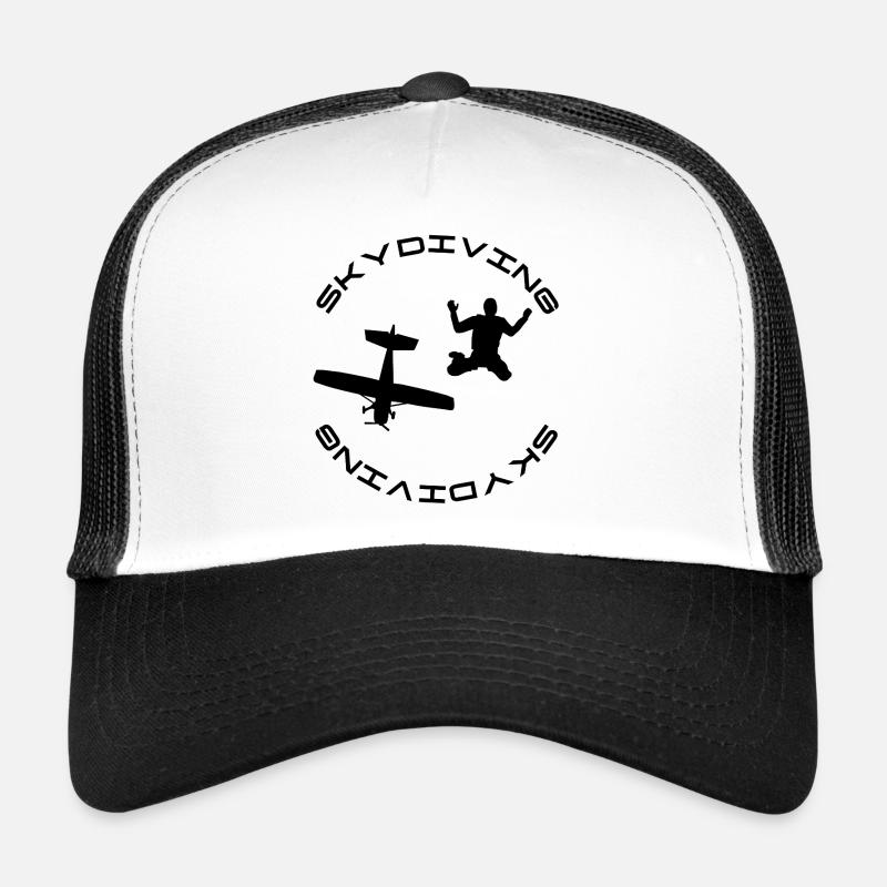 Skydiver - Trucker Cap - Weiß/Schwarz