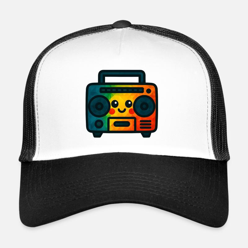 WPAP Polygon Jouet de style Kawaii Cassette Deck Casquette trucker 