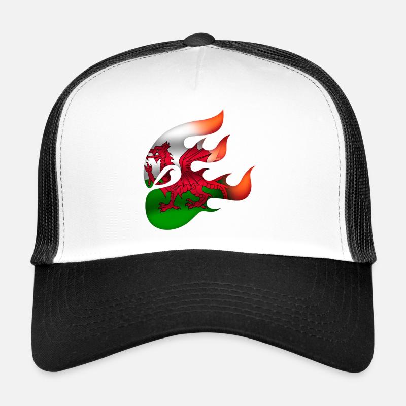 Flagge von Wales - Walisisch - Ninja Trucker Cap