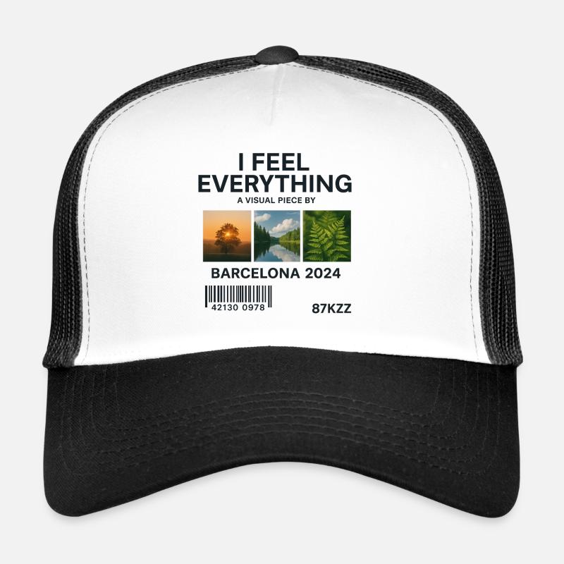 Je ressens tout : Visual Piece Barcelona Casquette trucker 