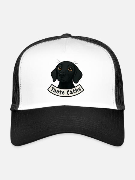 Schweißhund Tante Cäthe - Trucker Cap - Weiß/Schwarz