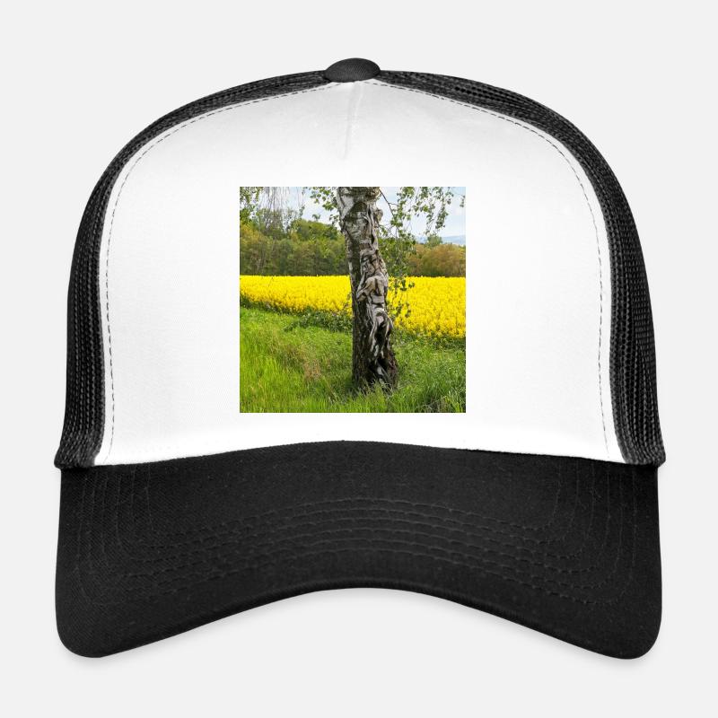 NatureArt Rapeseed Birches - Trucker Cap - white/black