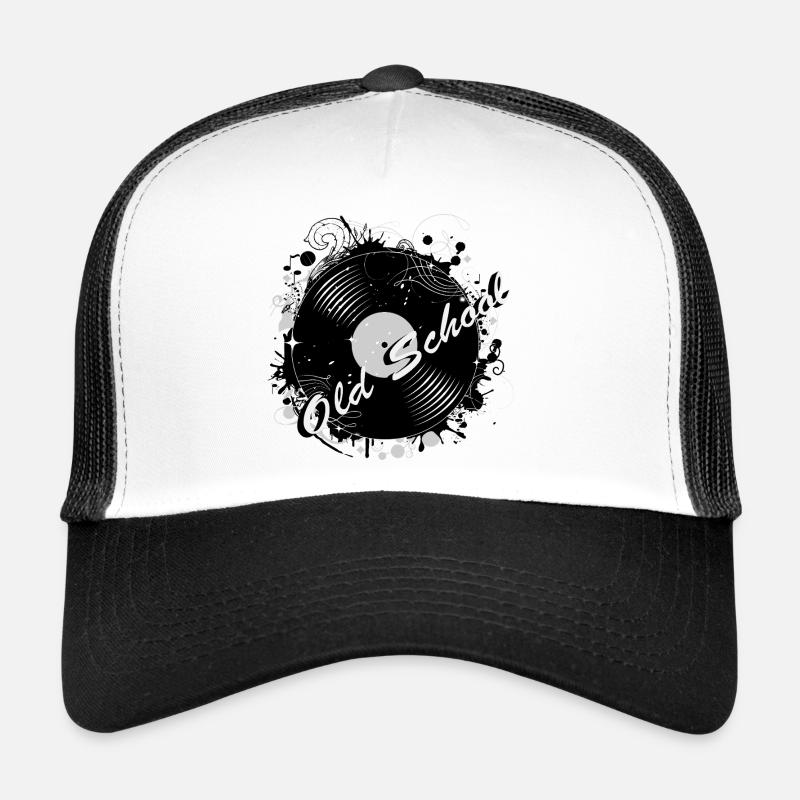 Disque vinyle old school – Design rétro avec style Casquette trucker 