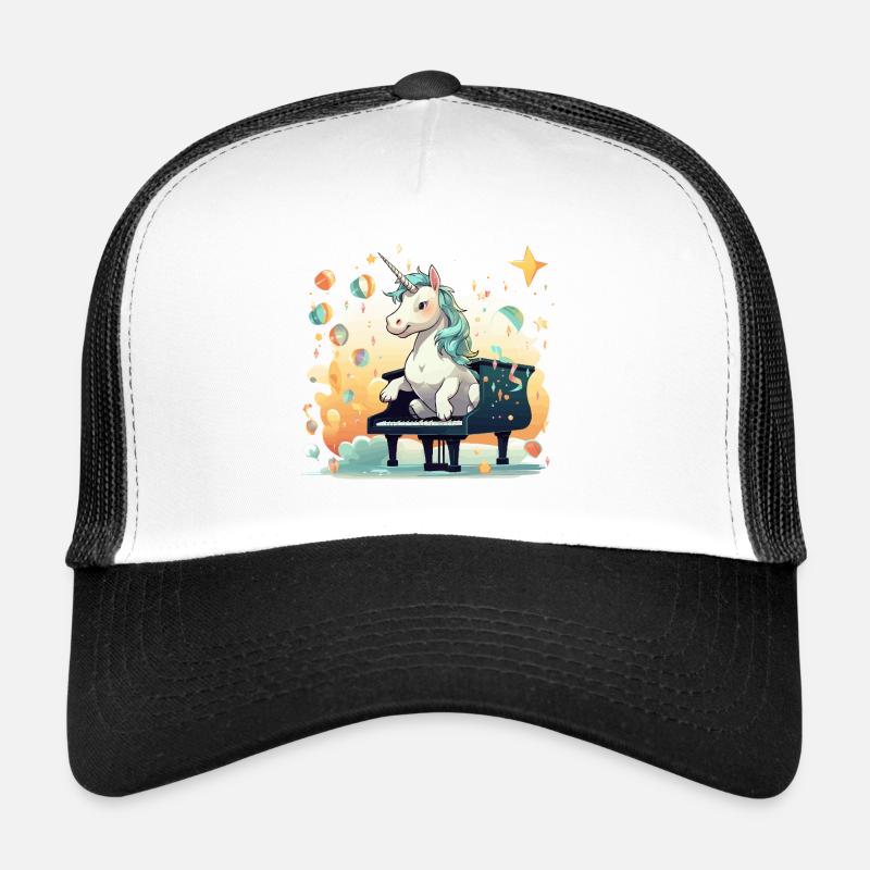 Piano Sérénade Licorne Casquette trucker 