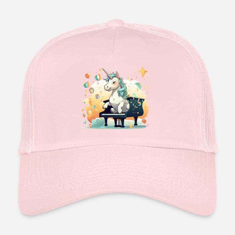 Piano Sérénade Licorne Casquette trucker 