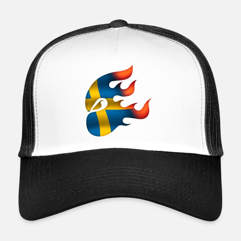 Drapeau de la Suède - Suède - Ninja Casquette trucker 