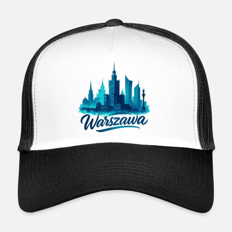 Varsovie Warszawa Capitale Pologne Cadeau Casquette trucker 