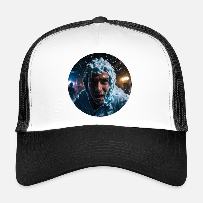 Dynamisches Schaumkopf-Motiv Trucker Cap