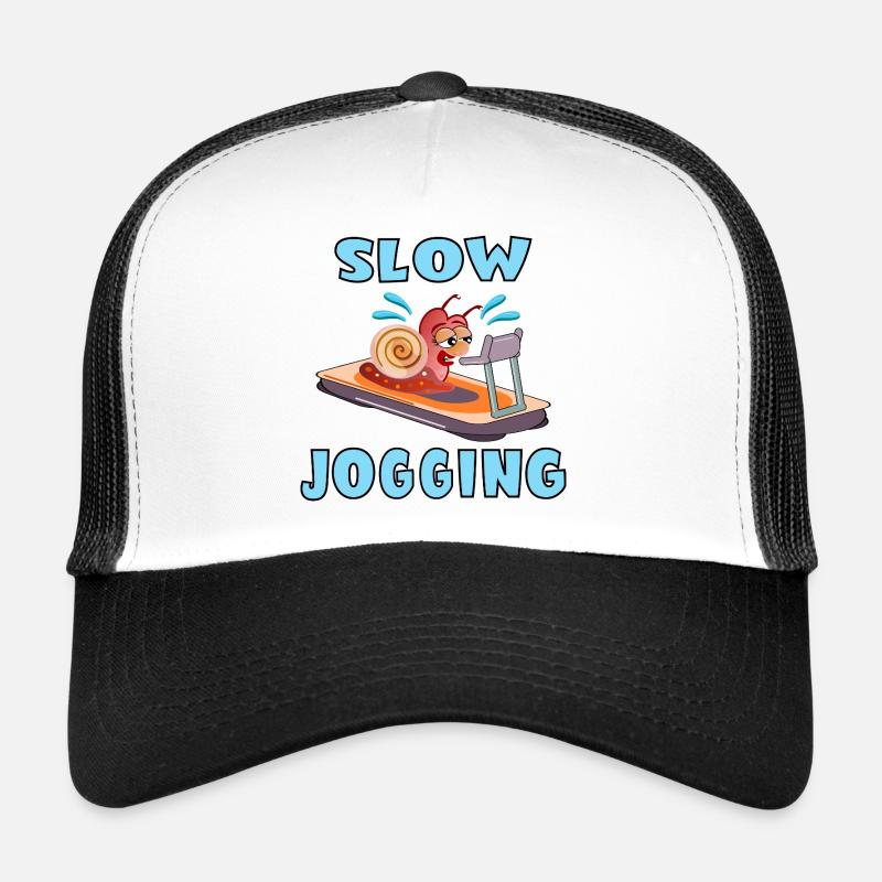 SLOW JOGGING SNAIL RUNNING Trucker Cap