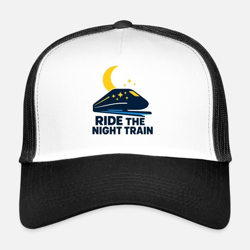 Ride the Night Train Trucker Cap