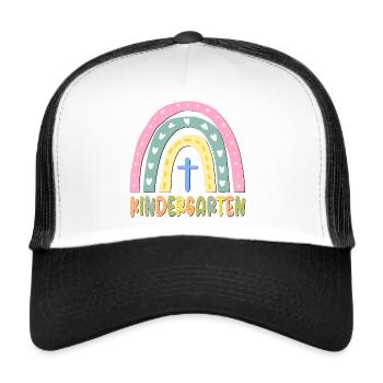 KINDERGARTEN CHILD CHRISTIAN FAITH - Trucker Cap - white/black - Front